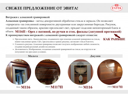 Стенка для гостиной Джулия (фабрика «Ульяновск-Мебель»)